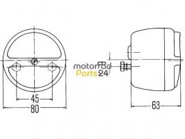 R&uuml;cklicht Hella SBK 106
