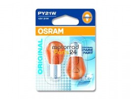 Leuchtmittel Osram 12V21W BAU15S gelb 7507
