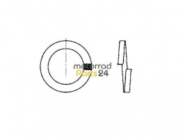 motorradparts24.de  Federringe verzinkt M6 - 100Stk