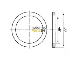 Dichtringe Alu 12X16 DIN 7603 - 100 Stk.