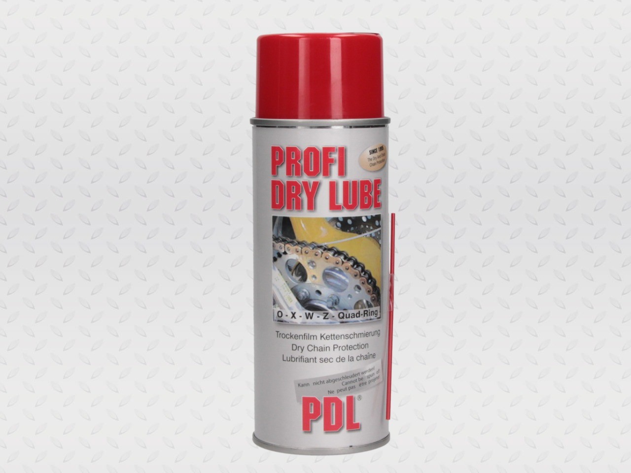 Kettenspray Profi Dry Lube 400ml + Werkstattbedarf, Verbrauchsmat Chemie Service Schmieren, ölen